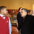 Freshman Dar'Jon Bentley meets Joe Russo. Photo courtesy of Greg Deegan